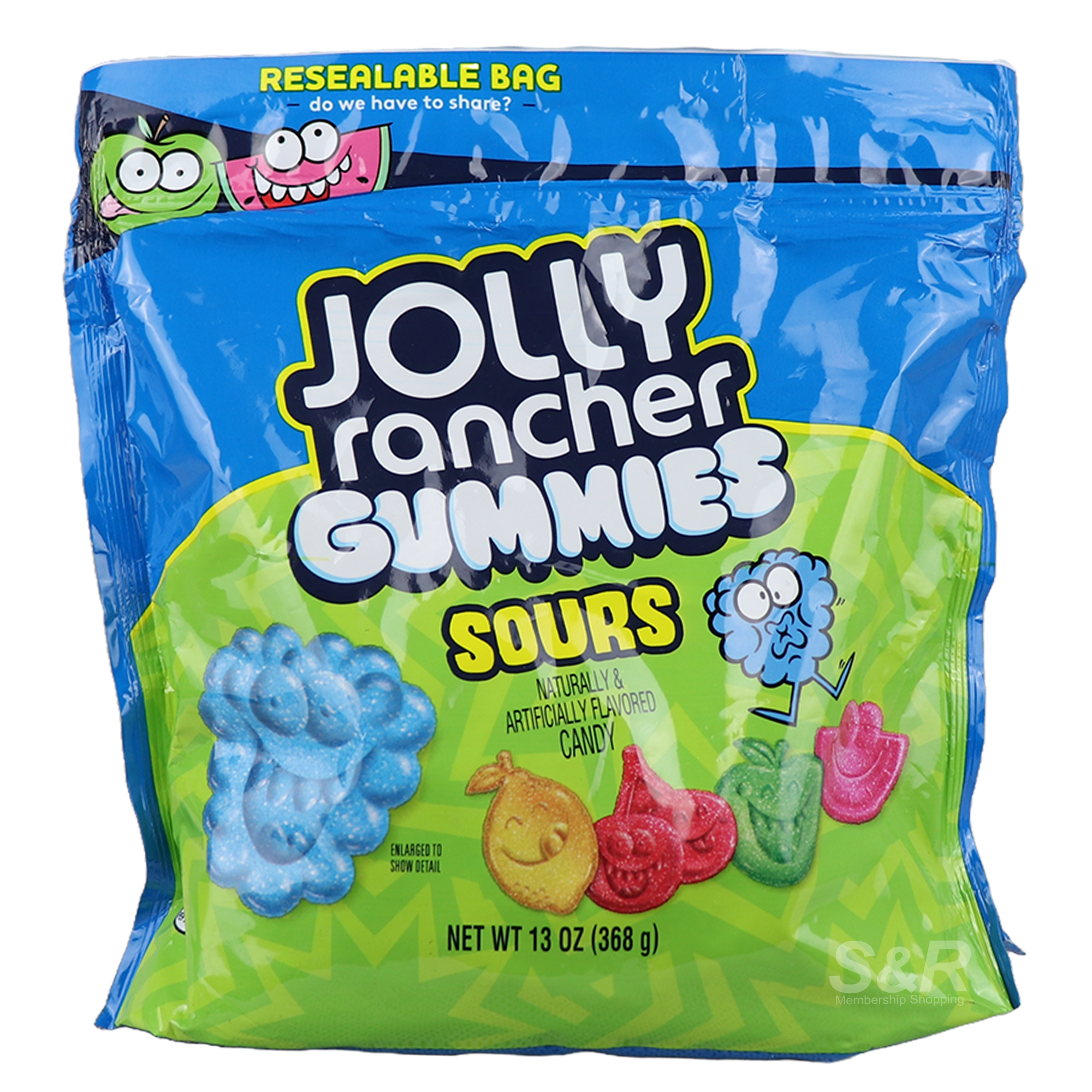 Jolly Rancher Sour Gummies Candy 368g